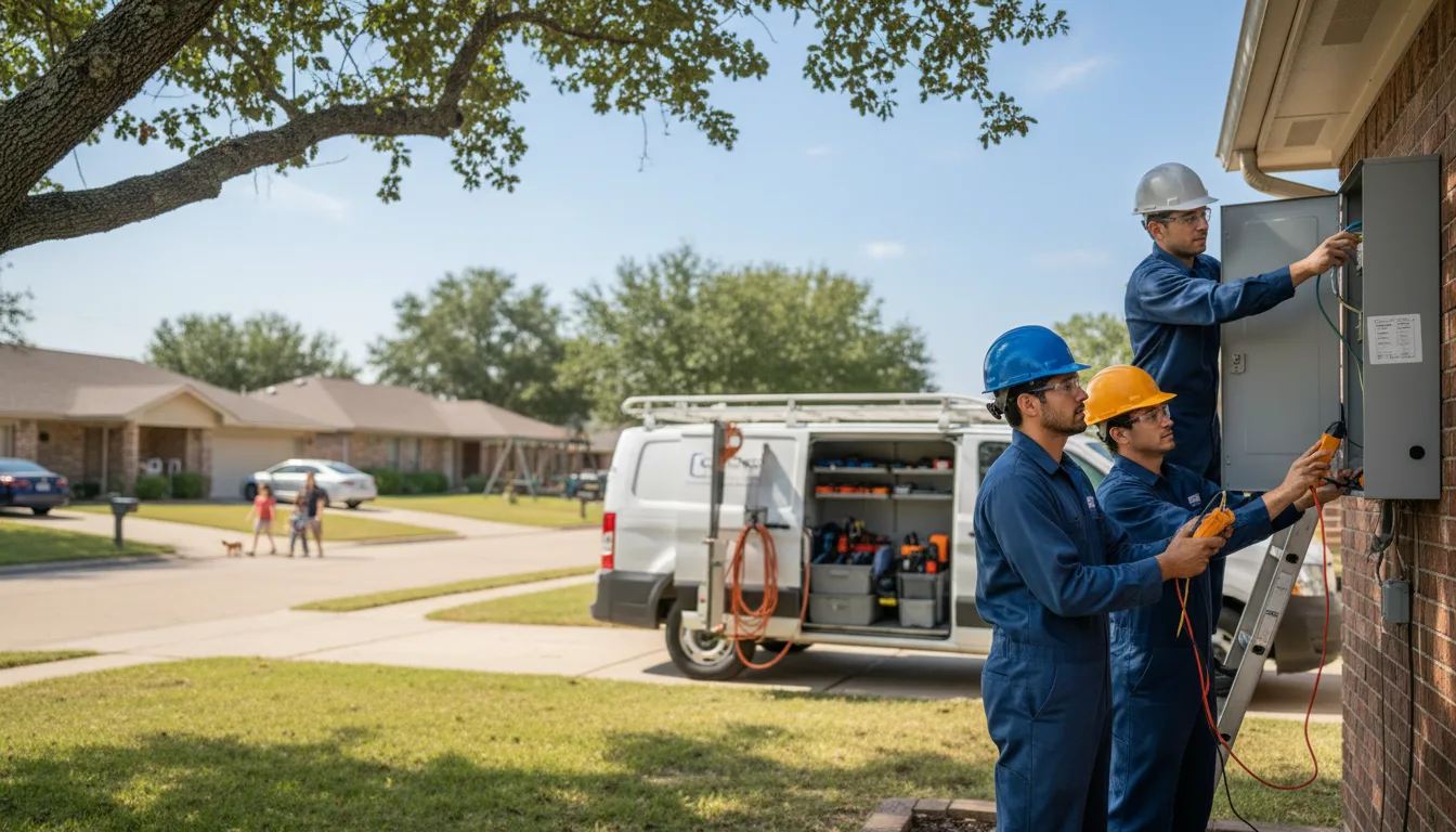 Certified electrician providing emergency electrical services in Salix, PA
